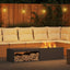 Bålsted Sort 160 x 45 x 35 cm Cortenstål