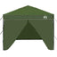 Canopy Tent Grøn 243 x 243 x 251 cm Stof