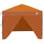 Canopy Tent Orange 243 x 243 x 251 cm Stof