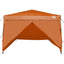 Canopy Tent Orange 290 x 290 x 251 cm Stof