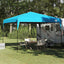 Canopy Tent Blå 290 x 290 x 251 cm Stof