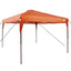 Canopy Tent 290 x 290 x 251 cm Orange Stof