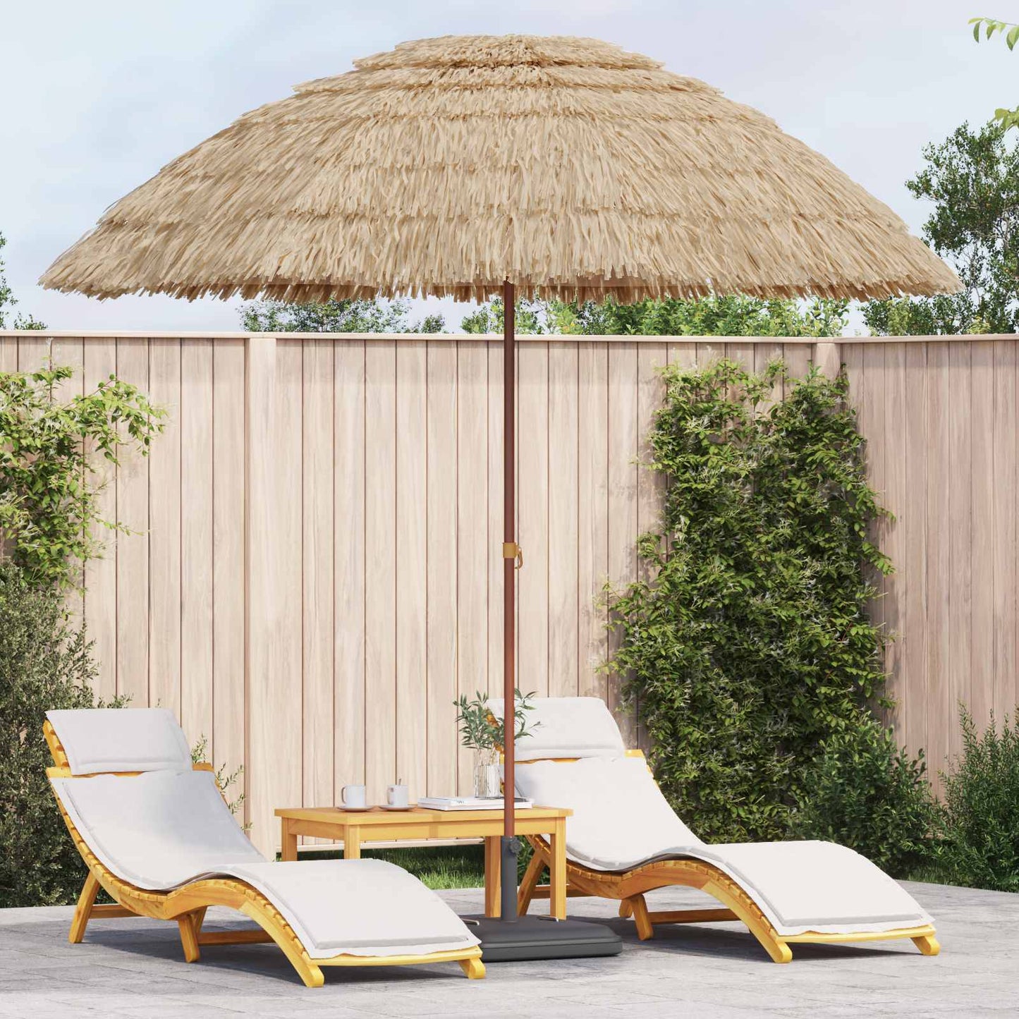 Havesol Naturfarvet 255 x 255 x 255 cm