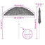 Strand Parasol Naturfarvet 205 x 205 x 210 cm Polyester og Stål