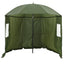 Fisker Parasol 228 x 204 cm Oxford polyester Gul army