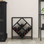 Vinfad Sort eg 51 x 18 x 52,5 cm Konstrueret træ
