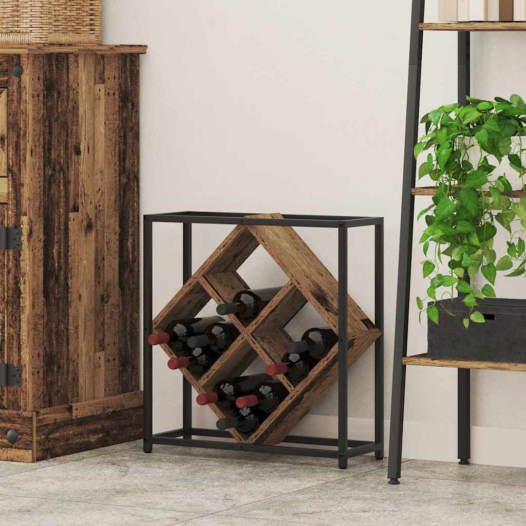 Vinfad Gammelt træ 51 x 18 x 52,5 cm Konstrueret træ