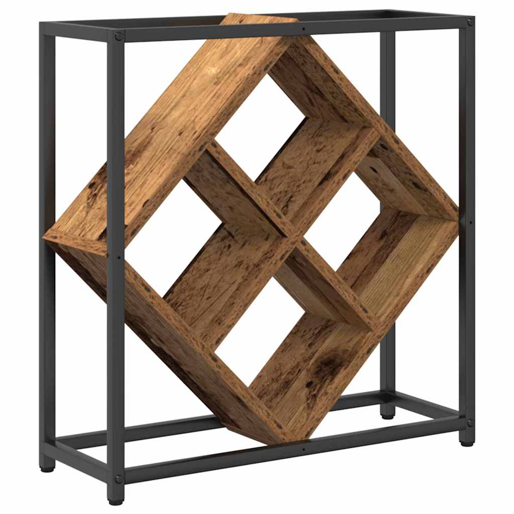 Vinfad Gammelt træ 51 x 18 x 52,5 cm Konstrueret træ