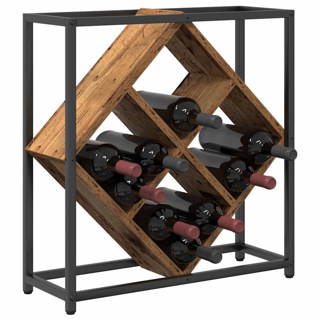Vinfad Gammelt træ 51 x 18 x 52,5 cm Konstrueret træ