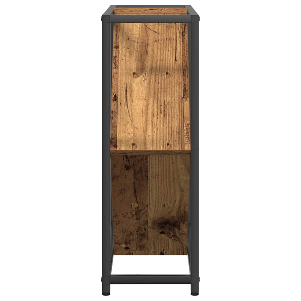 Vinfad Gammelt træ 51 x 18 x 52,5 cm Konstrueret træ