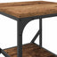Sidebord Gammelt træ 41 x 40 x 60 cm Ingeniørtræ og stål