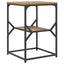 Sidebord Artisan Egetræ 41 x 40 x 60 cm Ingeniørtræ og stål