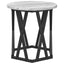 Sidebord 2 pcs Grå Sonoma Ingeniørtræ og stål