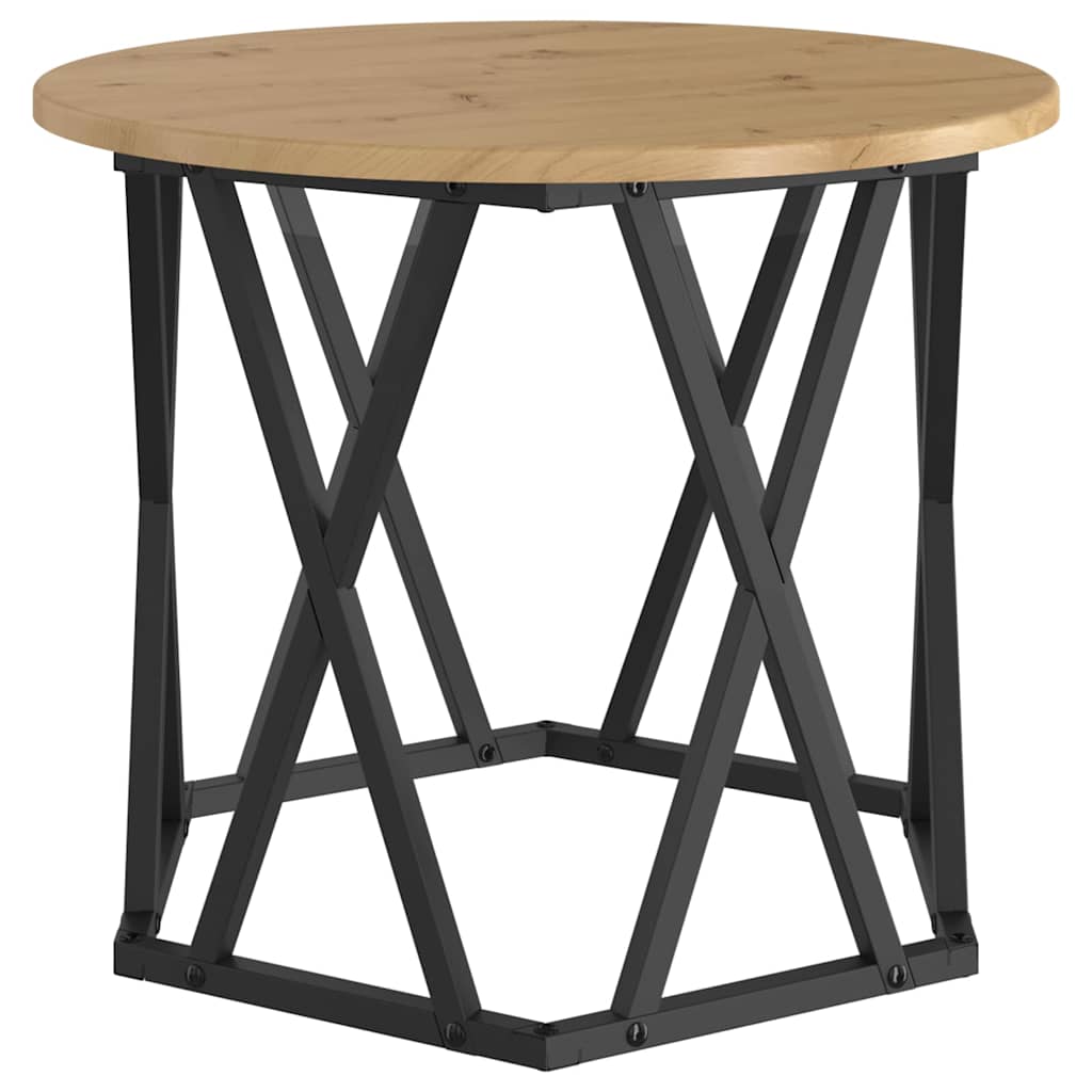 Sidebord 2 stk. Artisan Egetræ 50 x 50 x 40 cm