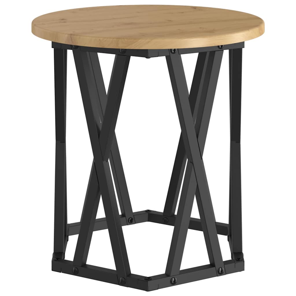 Sidebord 2 stk. Artisan Egetræ 50 x 50 x 40 cm