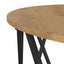 Sofabord Artisan Egetræ 80 x 80 x 42 cm Ingeniørtræ og stål