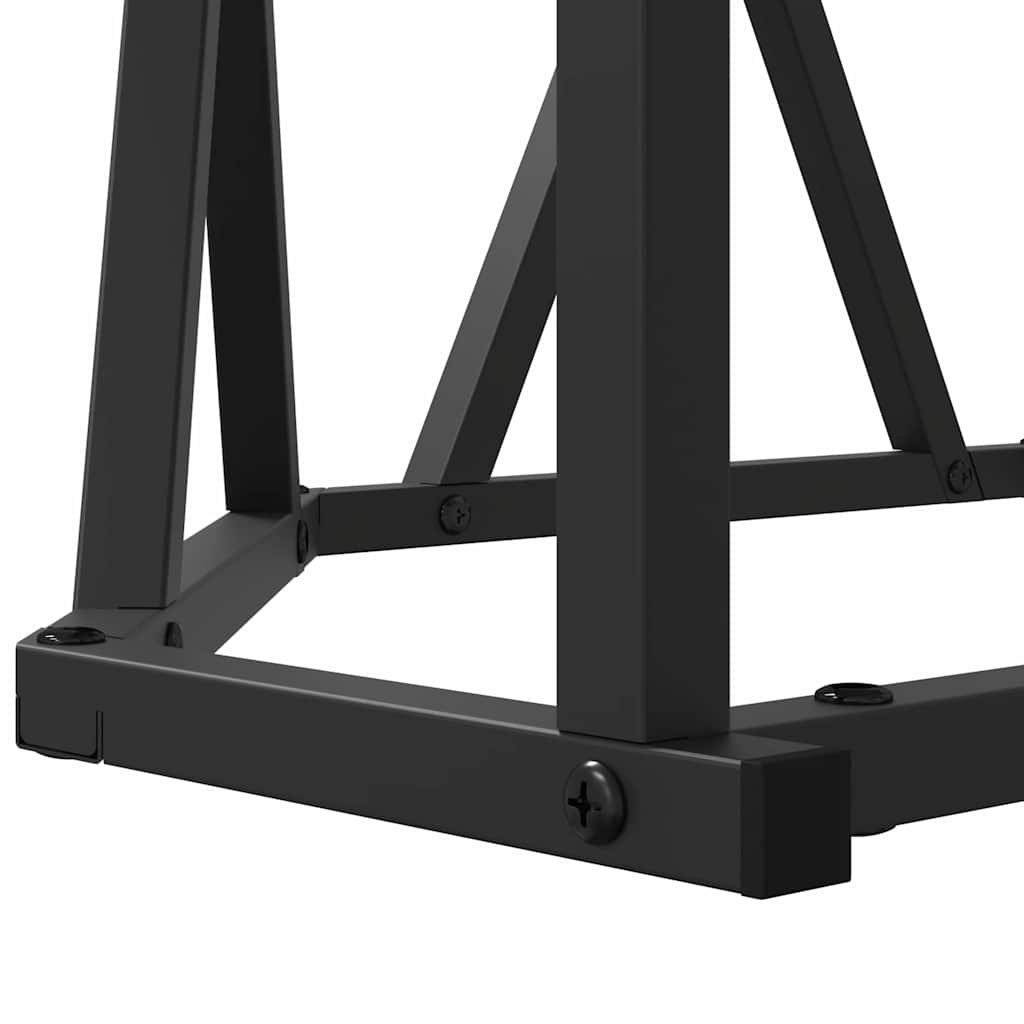 Sofabord Artisan Egetræ 80 x 80 x 42 cm Ingeniørtræ og stål