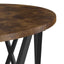 Nesting Sidebord 3 pcs Røget eg Ingeniørtræ og stål