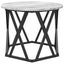 Nesting Sidebord 3 pcs Grå Sonoma Ingeniørtræ og stål