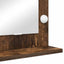 Vaskeskab Spejl Røget eg 100 x 45 x 18 cm Rektangulær