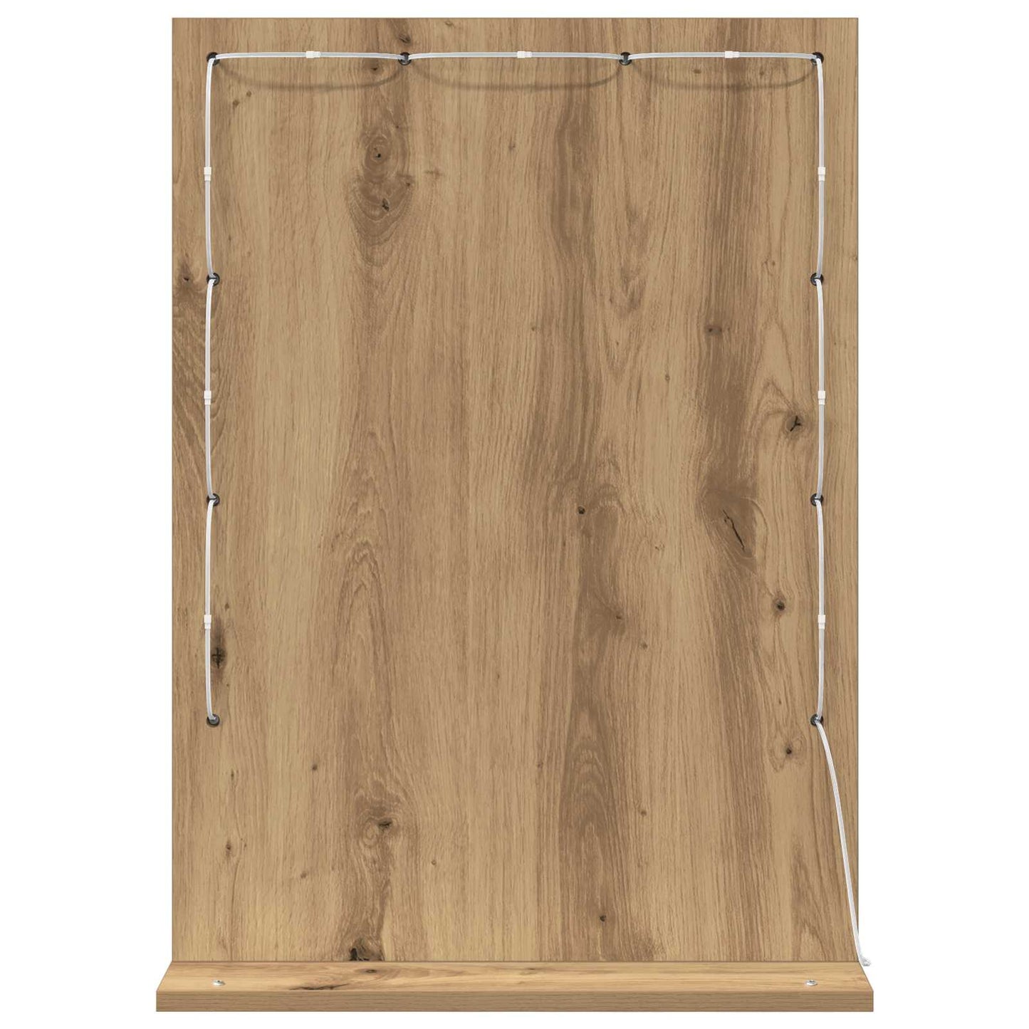 Vaskeskab Spejl Artisan Egetræ 70 x 50 x 18 cm Rektangulær