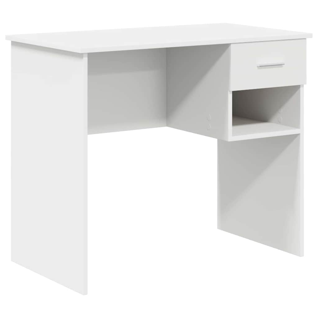 Bord Hvid 90 x 49 x 75 cm Konstrueret træ