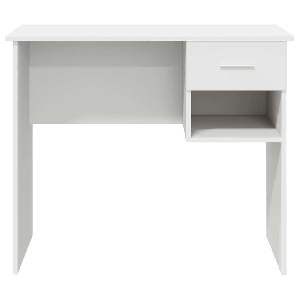 Bord Hvid 90 x 49 x 75 cm Konstrueret træ