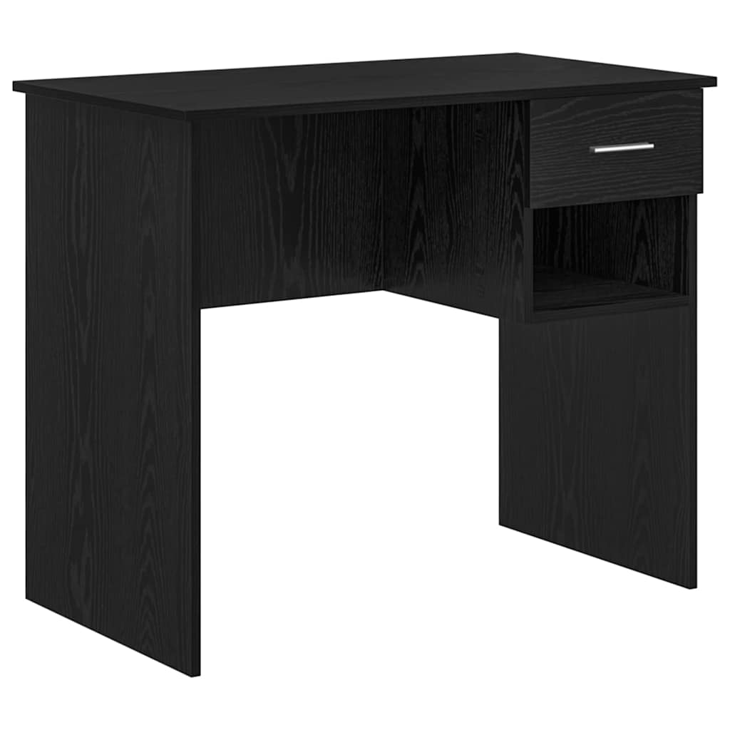 Bord Sort eg 90 x 49 x 75 cm Konstrueret træ