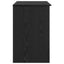 Bord Sort eg 90 x 49 x 75 cm Konstrueret træ