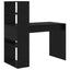 Bord med hylde Sort eg 113 x 54 x 120 cm Konstrueret træ