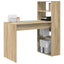 Bord med hylde Sonoma eg 113 x 54 x 120 cm Konstrueret træ