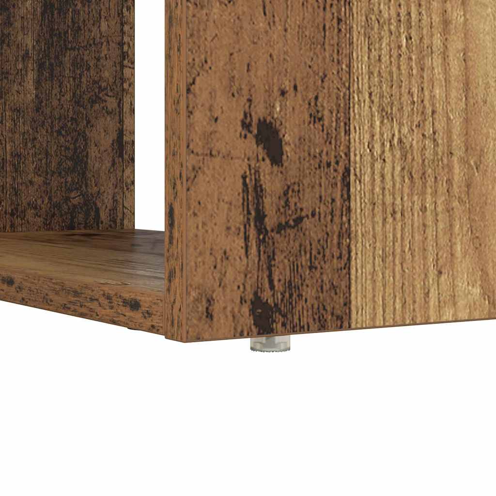 Bord med hylde Gammelt træ 113 x 54 x 120 cm Konstrueret træ