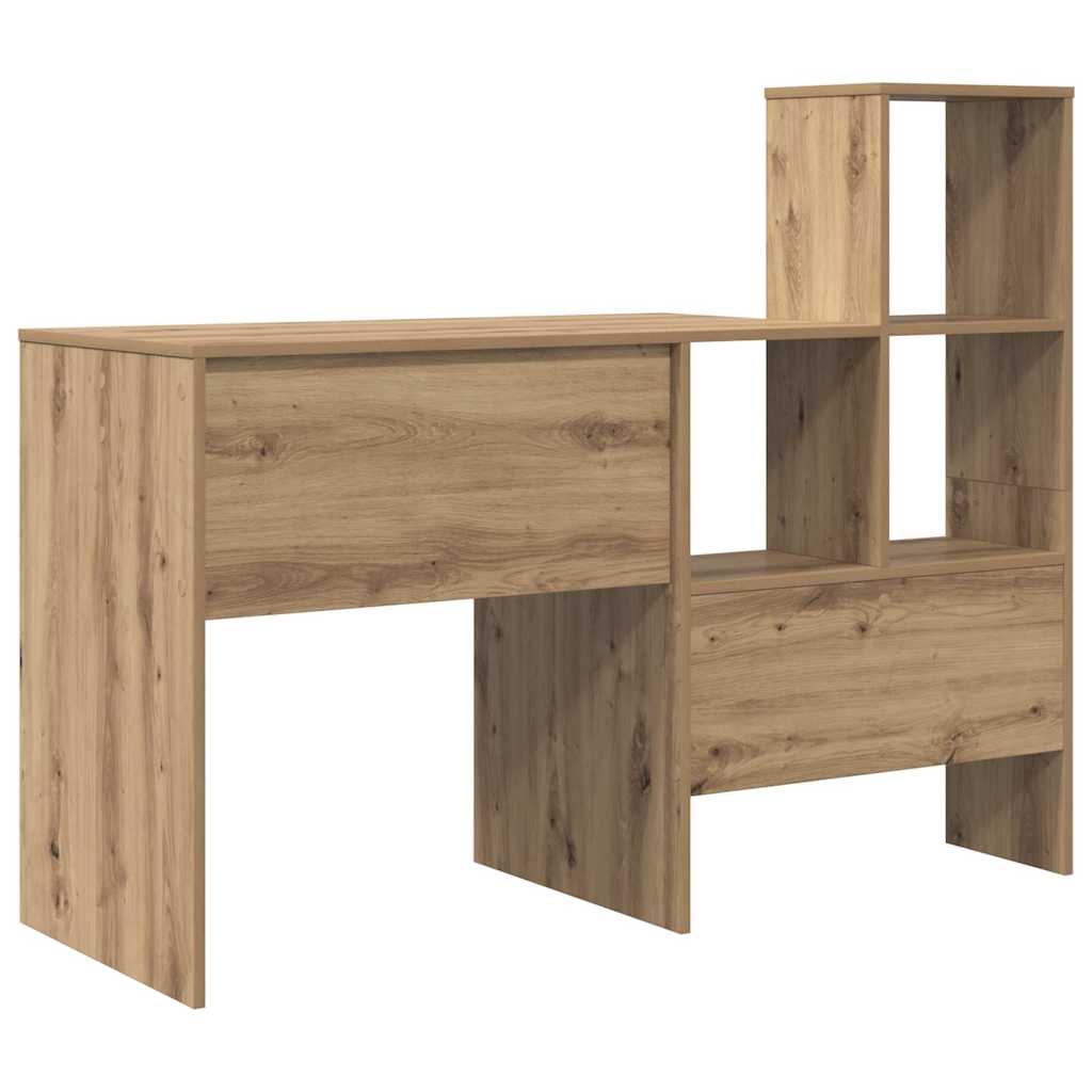 Bord Artisan Egetræ Konstrueret træ 131,5 x 50 x 106,5 cm