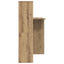 Bord Artisan Egetræ Konstrueret træ 131,5 x 50 x 106,5 cm