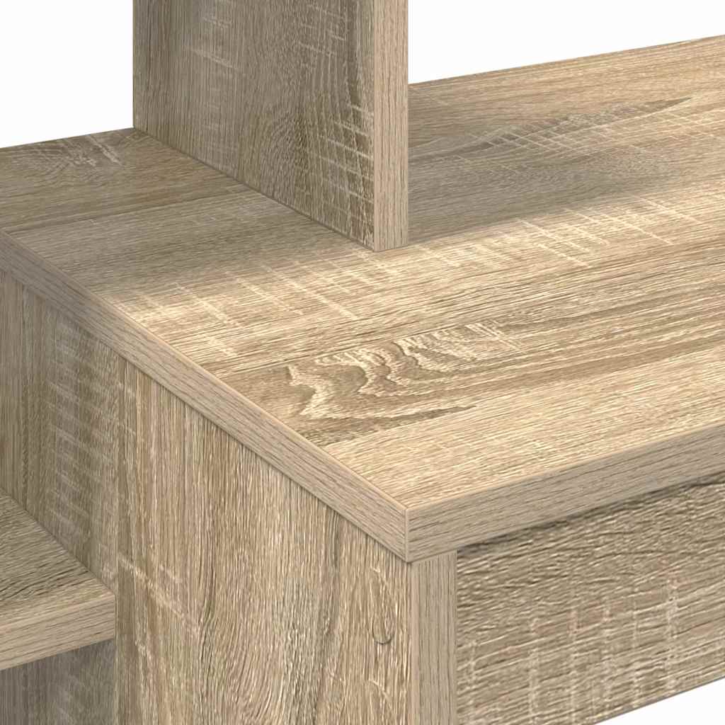 Bord med hylde Sonoma eg 100 x 40 x 90 cm Konstrueret træ