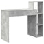 Bord med hylde Beton Grå 100 x 40 x 90 cm Konstrueret træ