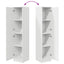 Highboard Hvid 35 x 39 x 168 cm