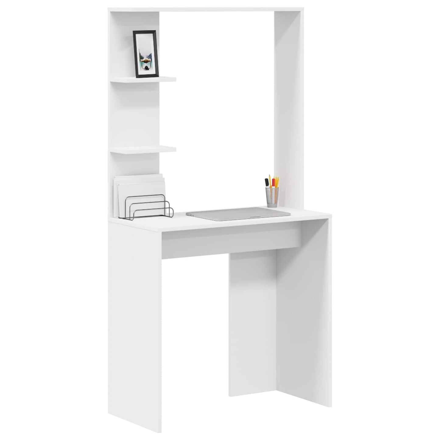 Bord Hvid Konstrueret træ 78,5 x 37 x 154,5 cm