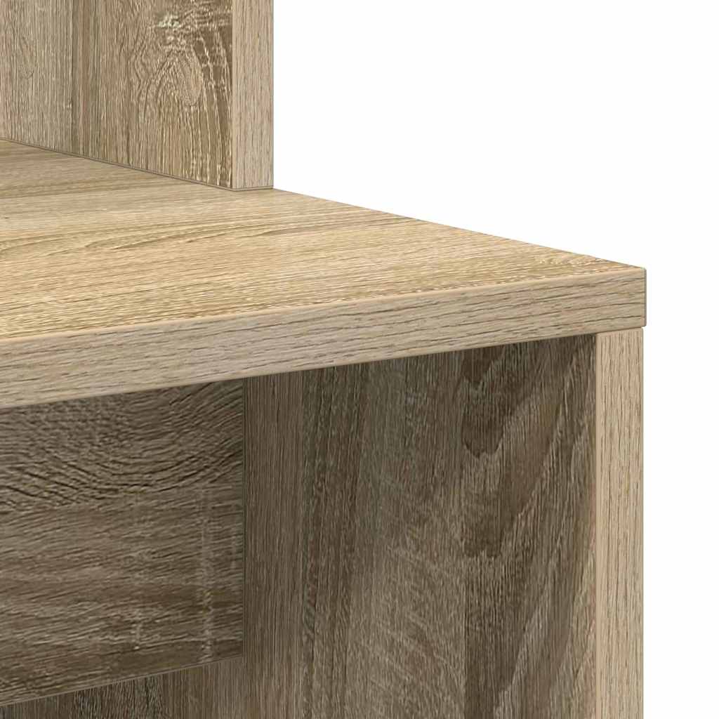 Bord med hylde Sonoma eg 78,5 x 37 x 154,5 cm Konstrueret træ
