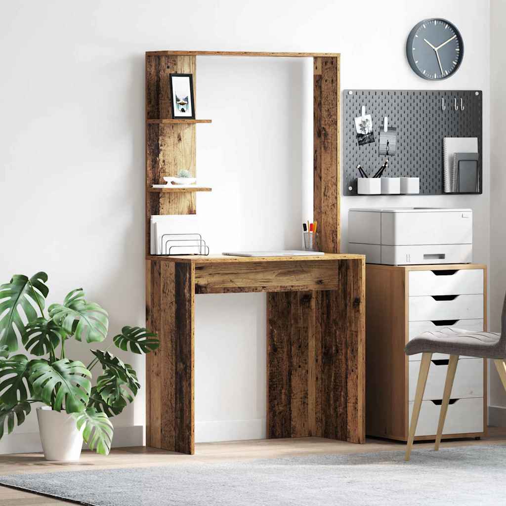 Bord Gammelt træ Konstrueret træ 78,5 x 37 x