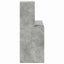 Bord med hylde Beton Grå 102 x 50 x 124 cm Konstrueret træ