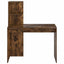 Bord med hylde Røget eg 102 x 50 x 124 cm Konstrueret træ