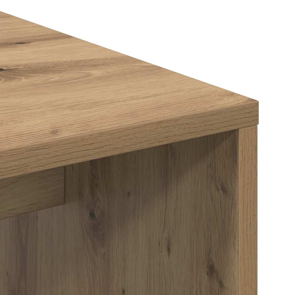 Bord Artisan Egetræ Konstrueret træ 102 x 50 x 124 cm
