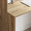 Bord Artisan Egetræ 102 x 50 x 124 cm Konstrueret træ