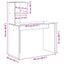 Bord Artisan Egetræ 102 x 50 x 124 cm Konstrueret træ