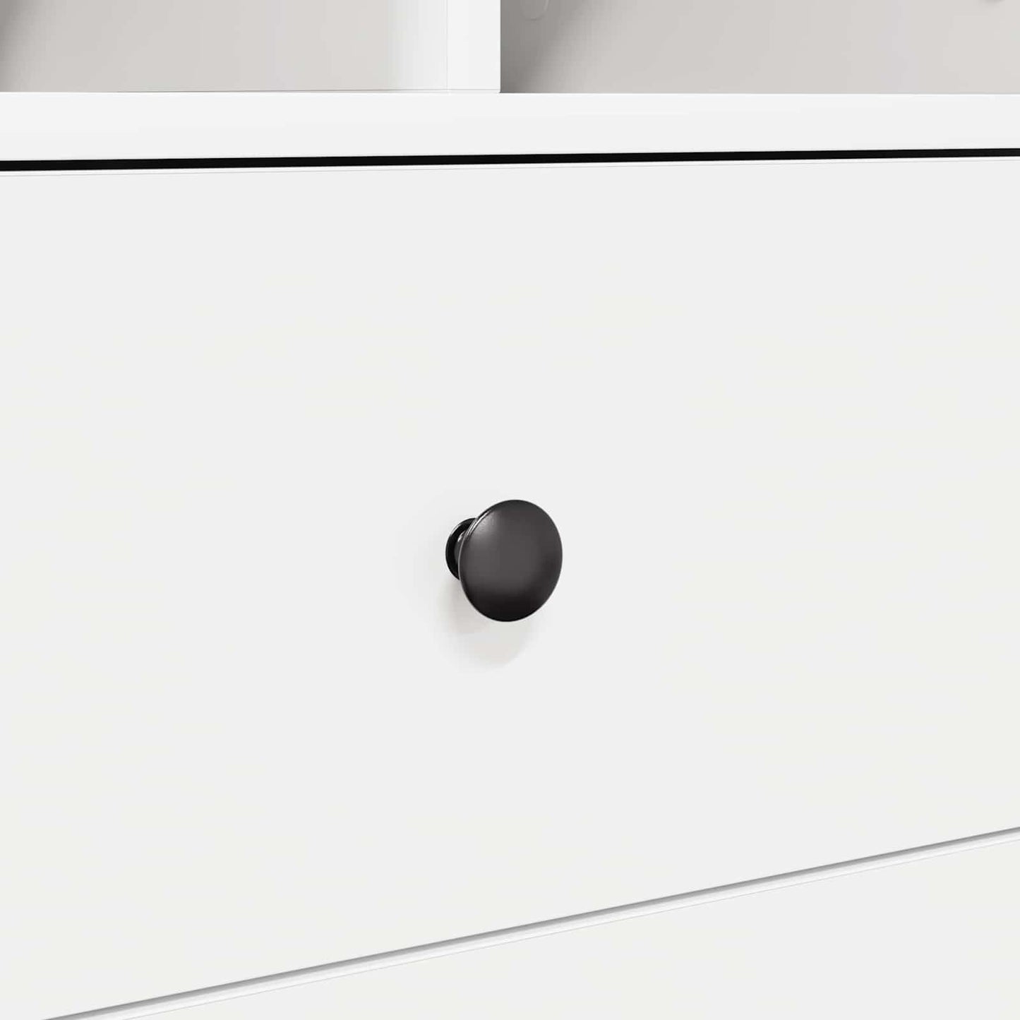 Highboard med skuffe Hvid 45,5 x 34 x 127 cm