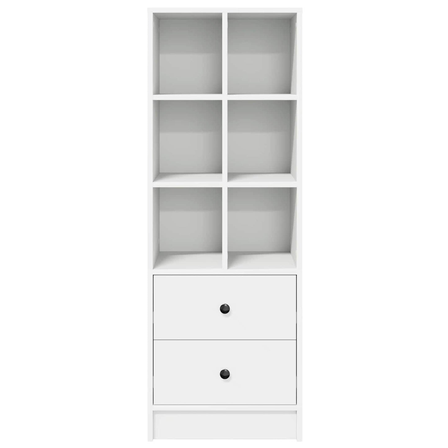 Highboard med skuffe Hvid 45,5 x 34 x 127 cm