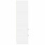 Highboard med skuffe Hvid 45,5 x 34 x 127 cm