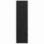 Highboard med skuffe Sort eg 45,5 x 34 x 127 cm