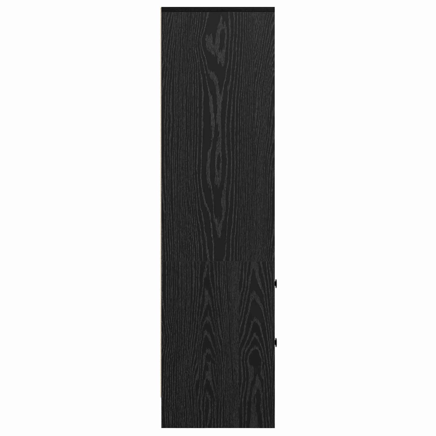 Highboard med skuffe Sort eg 45,5 x 34 x 127 cm